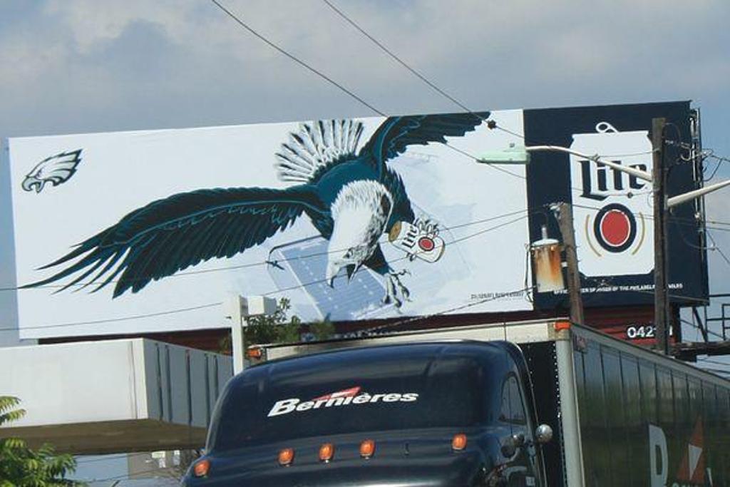 Photo of a billboard in Stratford
