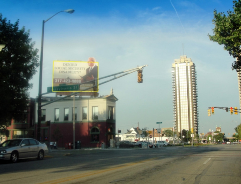 Photo of an outdoor ad in Indianapolis