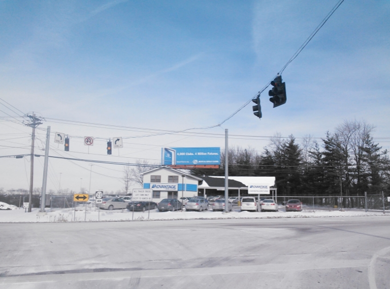 Photo of a billboard in Burlington