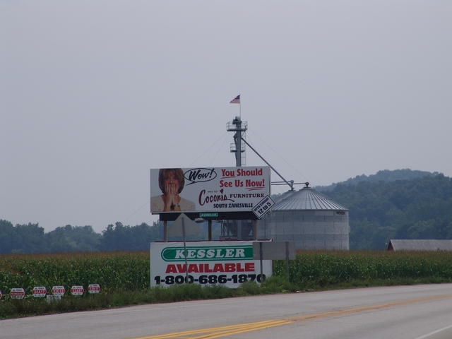Photo of a billboard in Blissfield