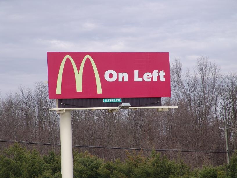Photo of a billboard in Dresden