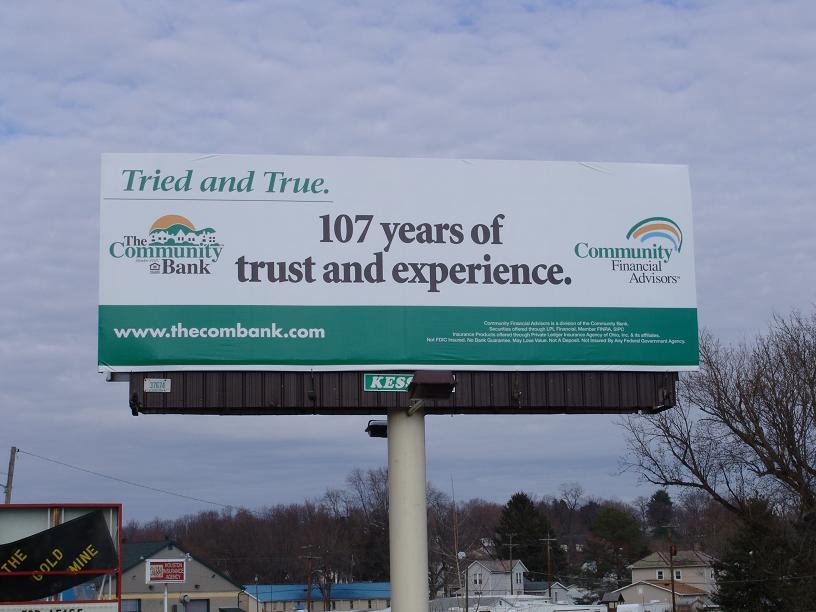 Photo of a billboard in South Zanesville