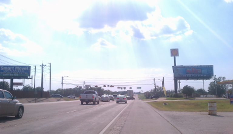Photo of a billboard in Aubrey