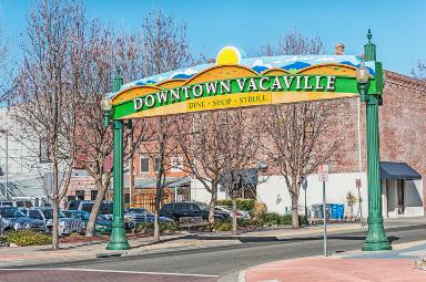 Vacaville California bus ads